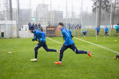 Открытая тренировка «Зенита» перед матчем с«Ахматом»