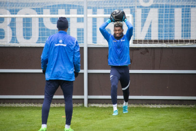 Открытая тренировка «Зенита» перед матчем с«Ахматом»