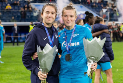 Церемония награждения победителей Winline Кубка России среди женских команд 2022