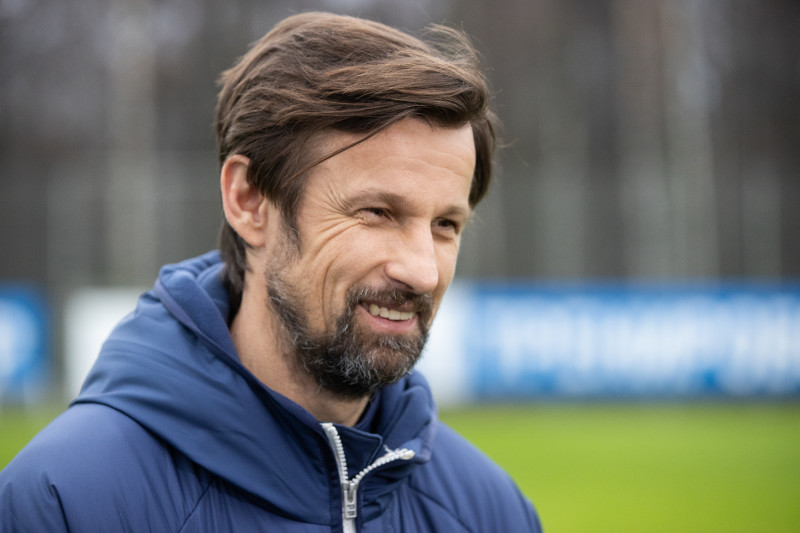 Сергей Семак на пресс-брифинге перед матчем с «Торпедо»