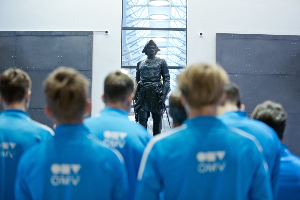 Воспитанники Академии на экскурсии в Военно-Морском музее