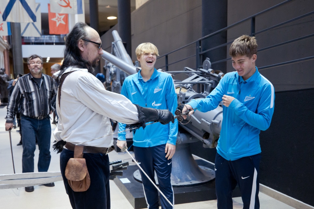 Воспитанники Академии на экскурсии в Военно-Морском музее