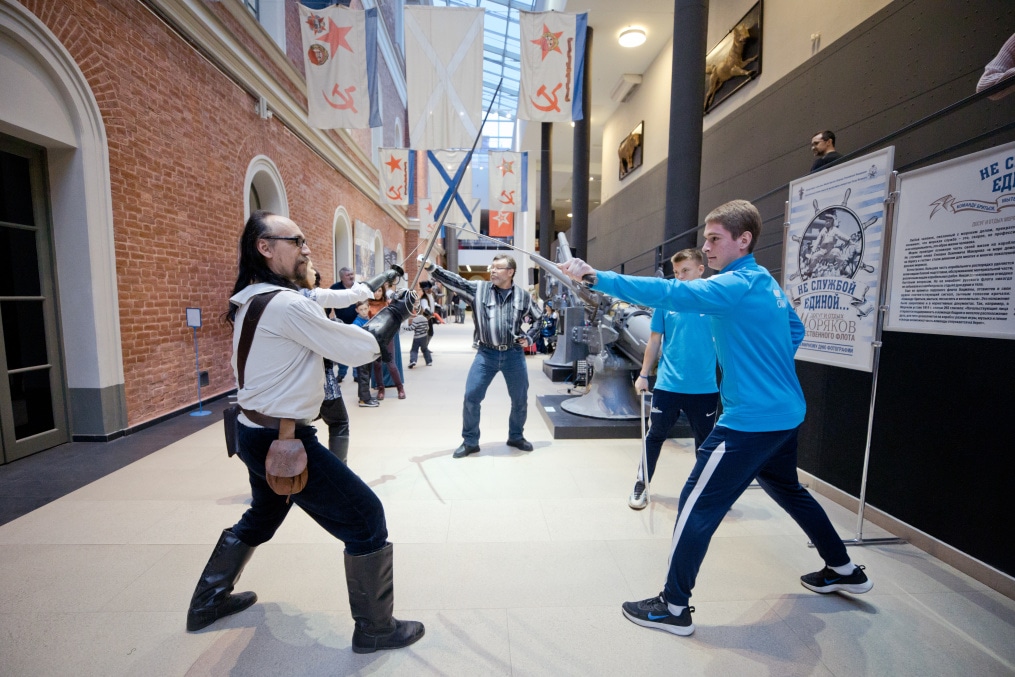 Воспитанники Академии на экскурсии в Военно-Морском музее