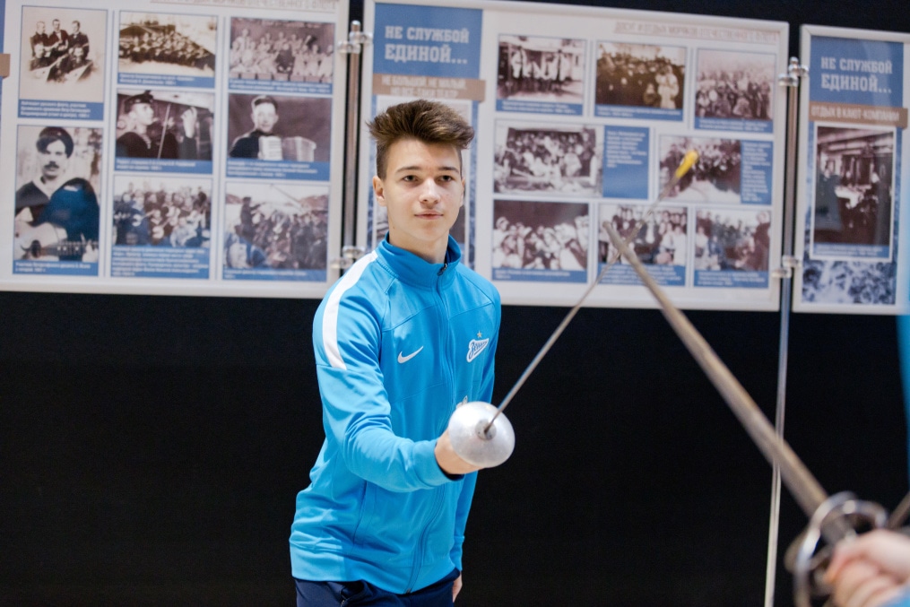 Воспитанники Академии на экскурсии в Военно-Морском музее