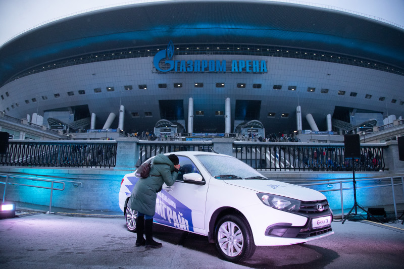 «Предновогодний променад» перед матчем «Зенит» — «Спартак»