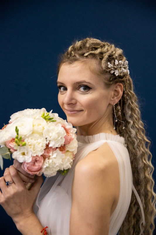 Свадебная церемония в перерыве матча «Зенит» — «Спартак»