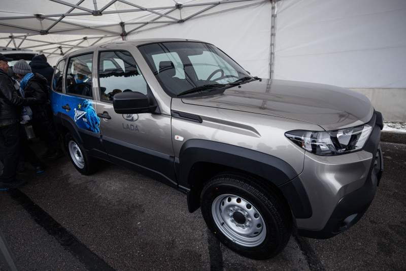 «АвтоВАЗ» на фан-променаде перед матчем «Зенит» — «Спартак»