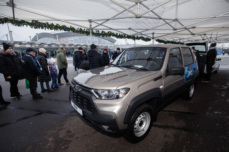 «АвтоВАЗ» на фан-променаде перед матчем «Зенит» — «Спартак»