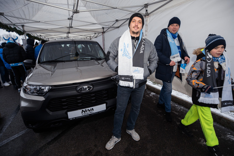 «АвтоВАЗ» на фан-променаде перед матчем «Зенит» — «Спартак»