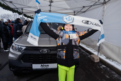 «АвтоВАЗ» на фан-променаде перед матчем «Зенит» — «Спартак»