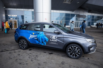 «АвтоВАЗ» на фан-променаде перед матчем «Зенит» — «Спартак»