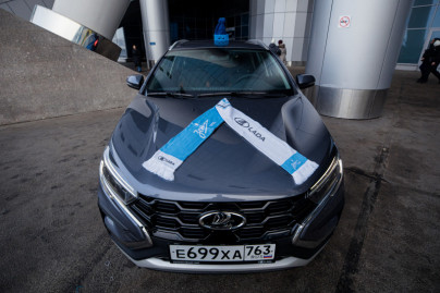 «АвтоВАЗ» на фан-променаде перед матчем «Зенит» — «Спартак»