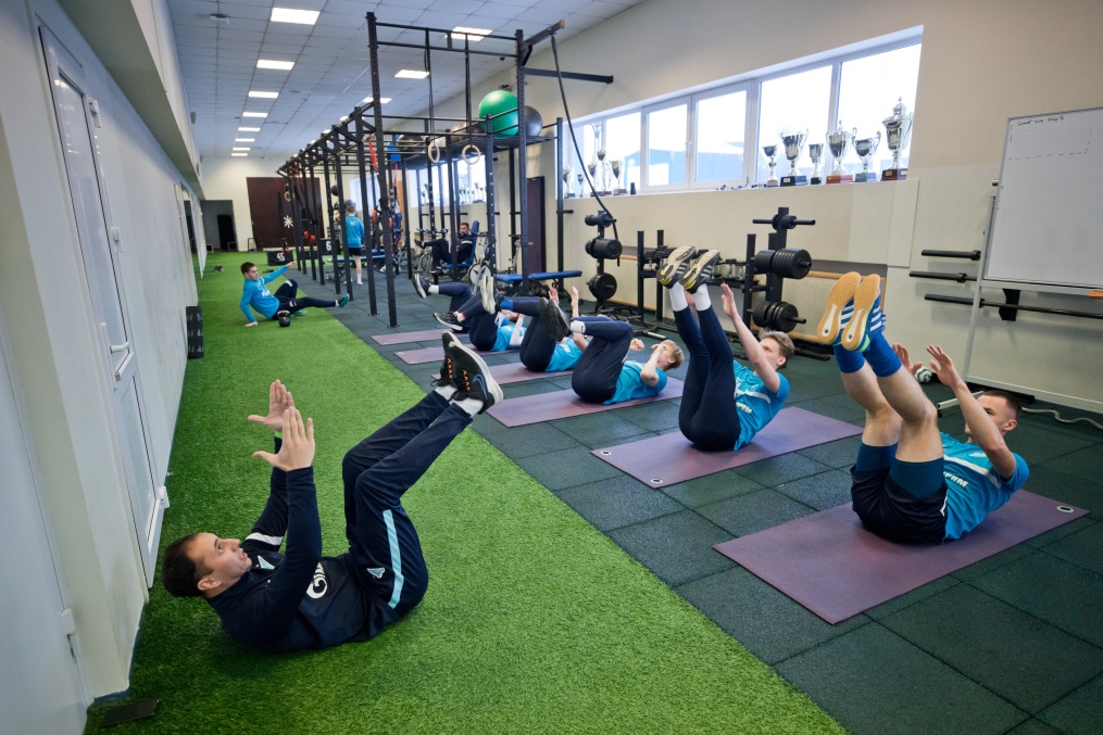 Тренировка «Зенита»-м в «Газпром»-Академии