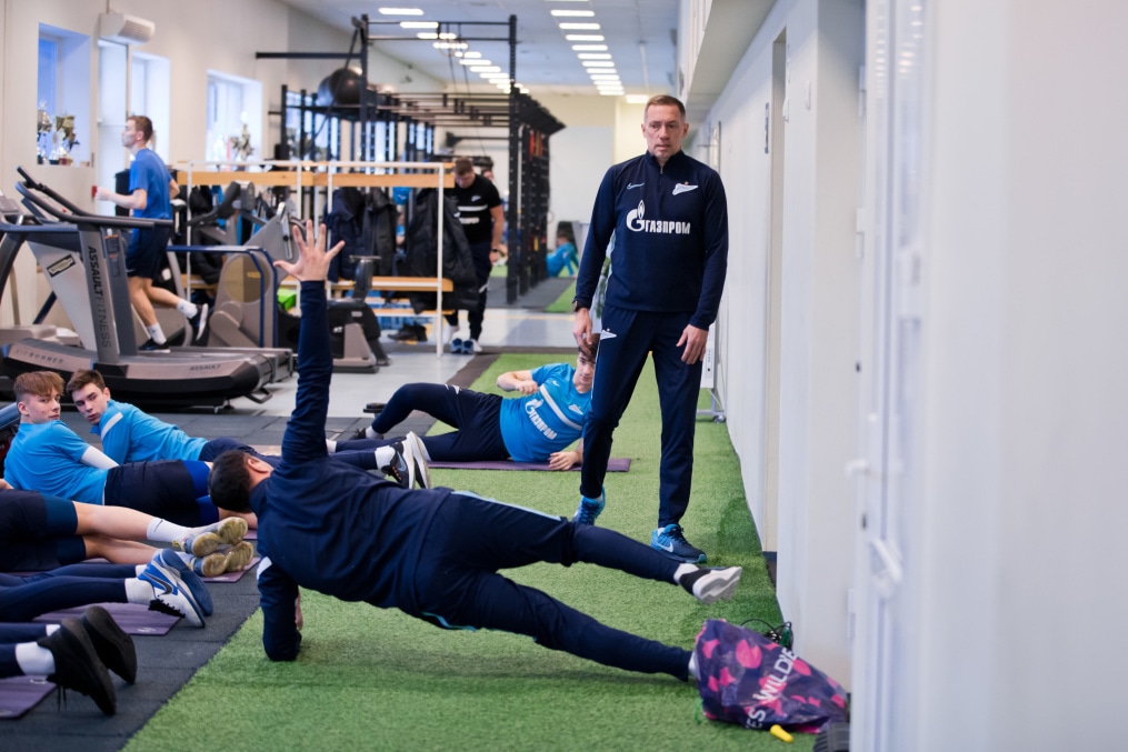 Тренировка «Зенита»-м в «Газпром»-Академии