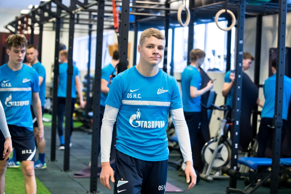 Тренировка «Зенита»-м в «Газпром»-Академии