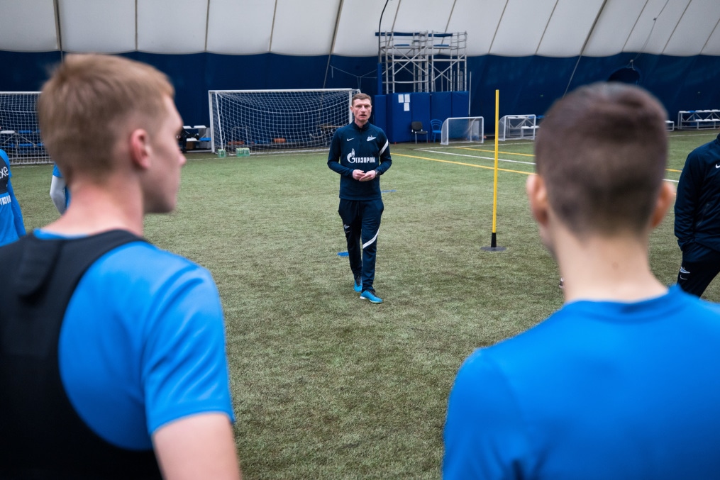 Тренировка «Зенита»-м в «Газпром»-Академии