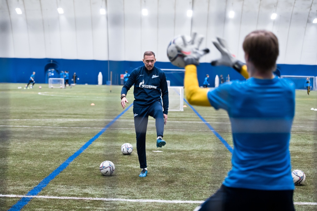 Тренировка «Зенита»-м в «Газпром»-Академии