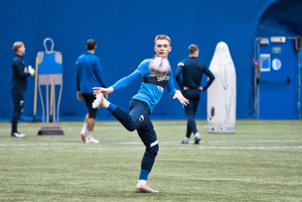 Тренировка «Зенита»-м в «Газпром»-Академии