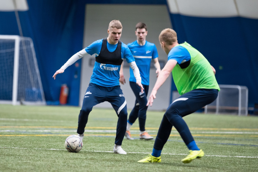 Тренировка «Зенита»-м в «Газпром»-Академии