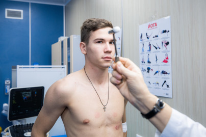 Медицинский осмотр команды «Зенит»-2 в «Мой медицинский центр», второй день