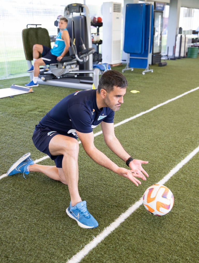 «Газпром»-тренировочные сборы в Катаре: 19 января, утренняя тренировка