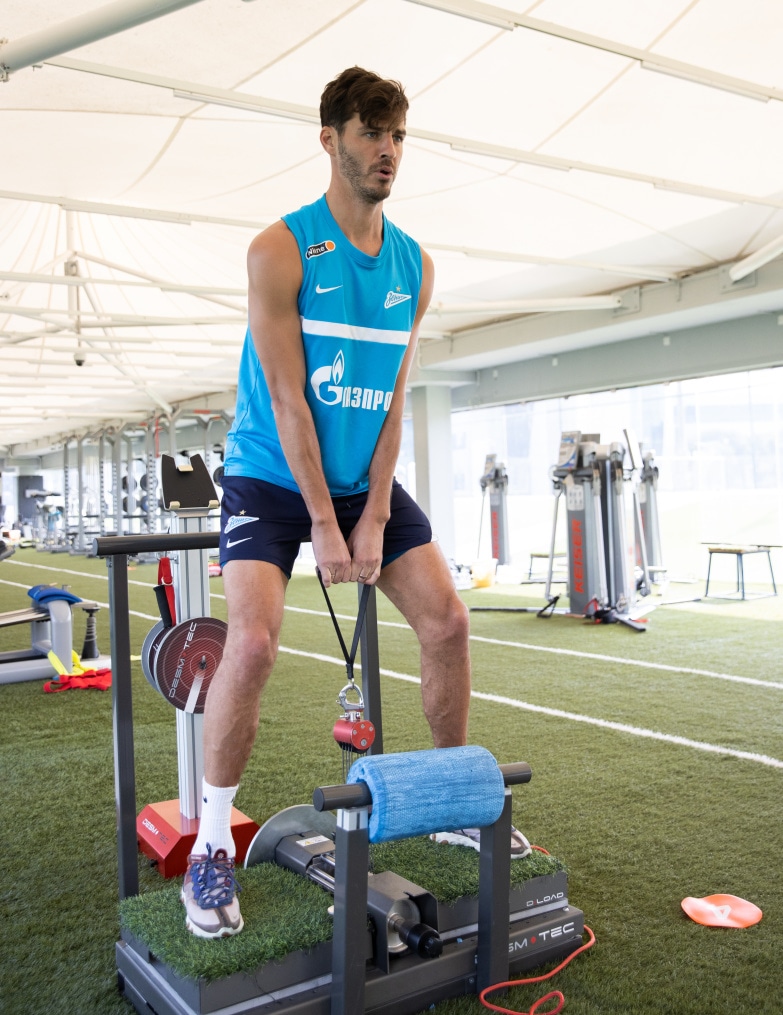 «Газпром»-тренировочные сборы в Катаре: 19 января, утренняя тренировка