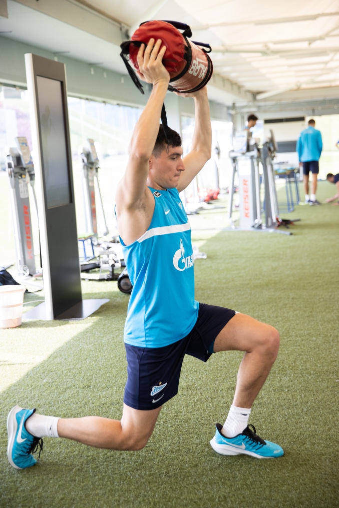 «Газпром»-тренировочные сборы в Катаре: 19 января, утренняя тренировка