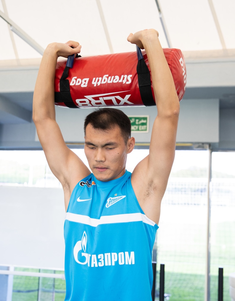 «Газпром»-тренировочные сборы в Катаре: 19 января, утренняя тренировка