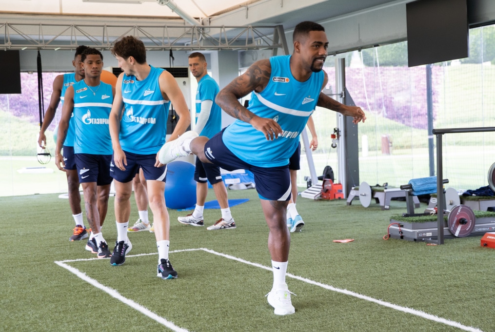 «Газпром»-тренировочные сборы в Катаре: 19 января, утренняя тренировка