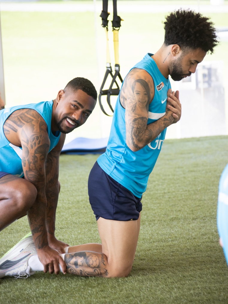 «Газпром»-тренировочные сборы в Катаре: 19 января, утренняя тренировка