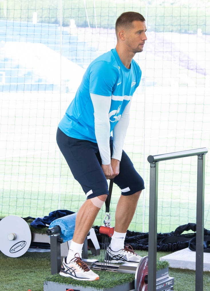 «Газпром»-тренировочные сборы в Катаре: 19 января, утренняя тренировка