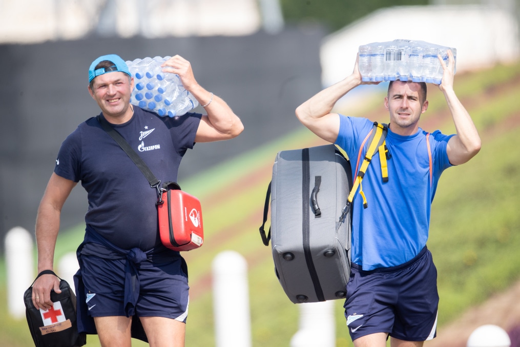 «Газпром»-тренировочные сборы в Катаре: 20 января, утренняя тренировка