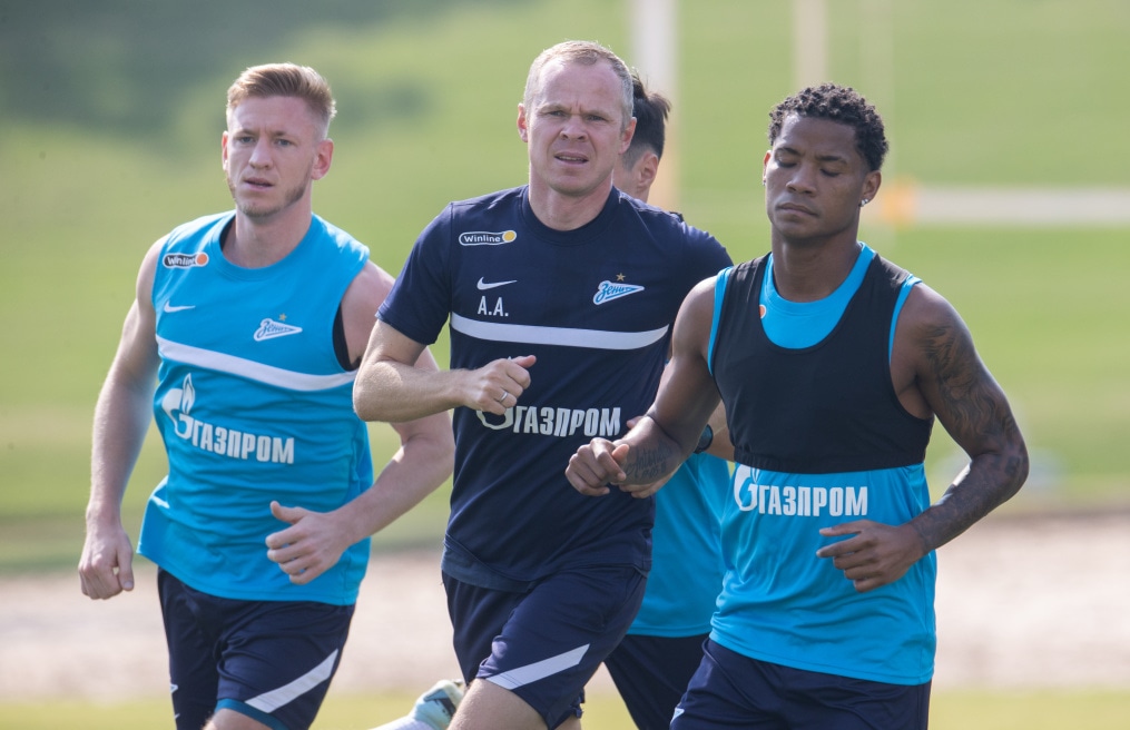 «Газпром»-тренировочные сборы в Катаре: 20 января, утренняя тренировка