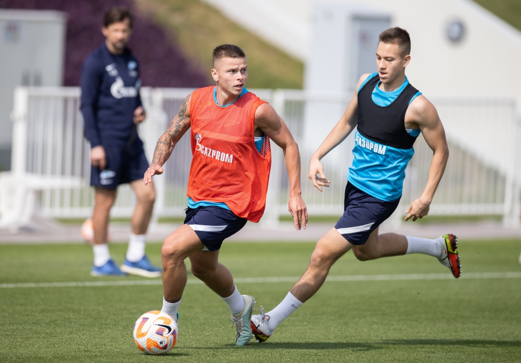 «Газпром»-тренировочные сборы в Катаре: 20 января, утренняя тренировка