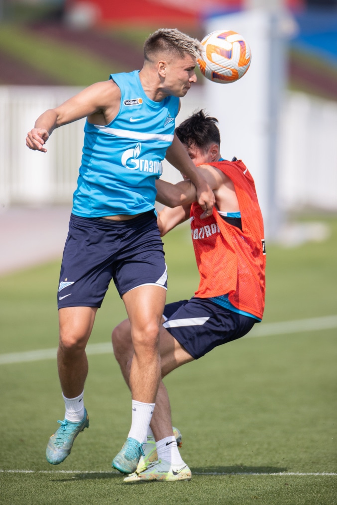 «Газпром»-тренировочные сборы в Катаре: 20 января, утренняя тренировка