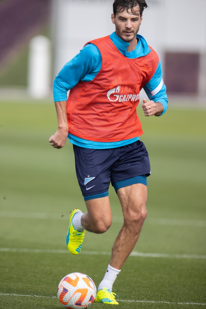 «Газпром»-тренировочные сборы в Катаре: 20 января, утренняя тренировка