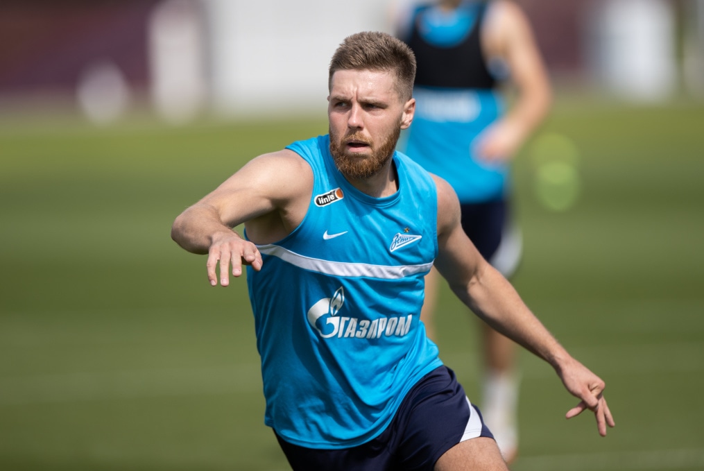 «Газпром»-тренировочные сборы в Катаре: 20 января, утренняя тренировка