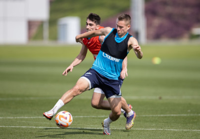 «Газпром»-тренировочные сборы в Катаре: 20 января, утренняя тренировка