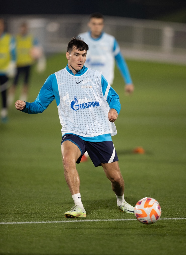 «Газпром»-тренировочные сборы в Катаре: 20 января, вечерняя тренировка