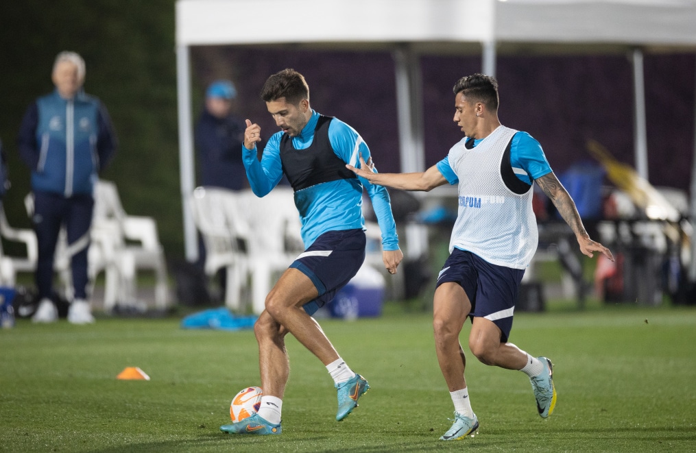 «Газпром»-тренировочные сборы в Катаре: 20 января, вечерняя тренировка