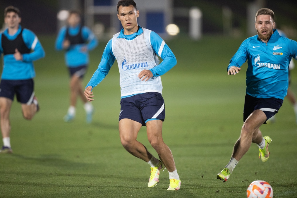 «Газпром»-тренировочные сборы в Катаре: 20 января, вечерняя тренировка