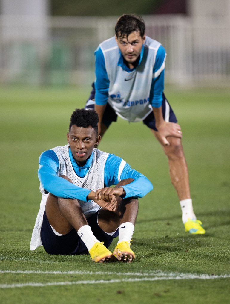 «Газпром»-тренировочные сборы в Катаре: 20 января, вечерняя тренировка