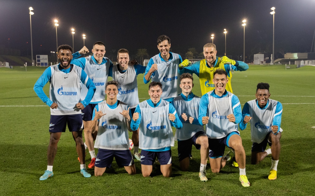 «Газпром»-тренировочные сборы в Катаре: 20 января, вечерняя тренировка