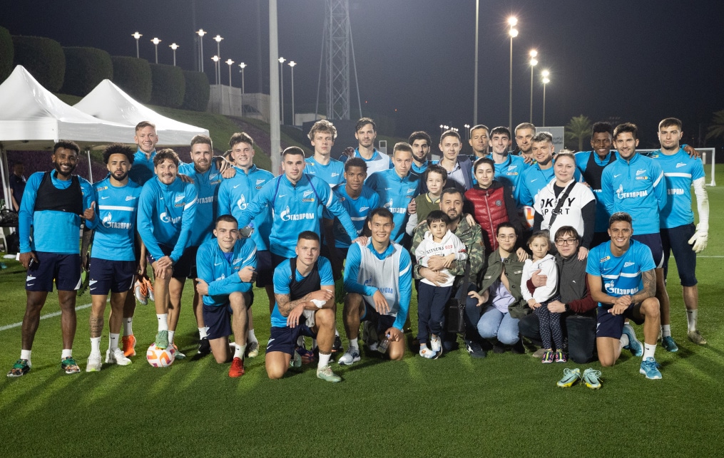 «Газпром»-тренировочные сборы в Катаре: 20 января, вечерняя тренировка