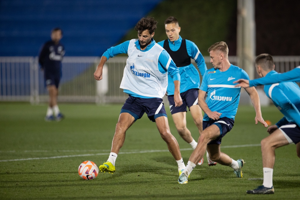 «Газпром»-тренировочные сборы в Катаре: 20 января, вечерняя тренировка