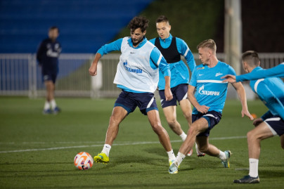 «Газпром»-тренировочные сборы в Катаре: 20 января, вечерняя тренировка