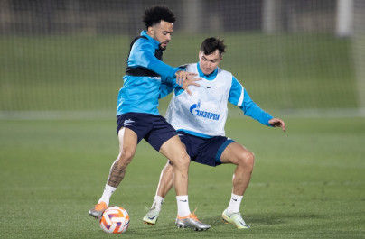 «Газпром»-тренировочные сборы в Катаре: 20 января, вечерняя тренировка