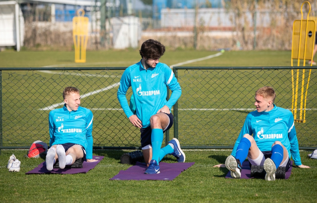 «Газпром»-тренировочные сборы «Зенита»-м в Турции: 25 января, утренняя тренировка