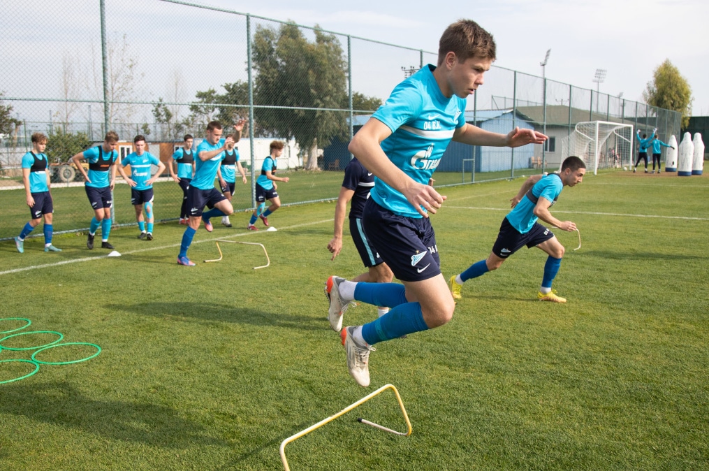 «Газпром»-тренировочные сборы «Зенита»-м в Турции: 27 января, утренняя тренировка