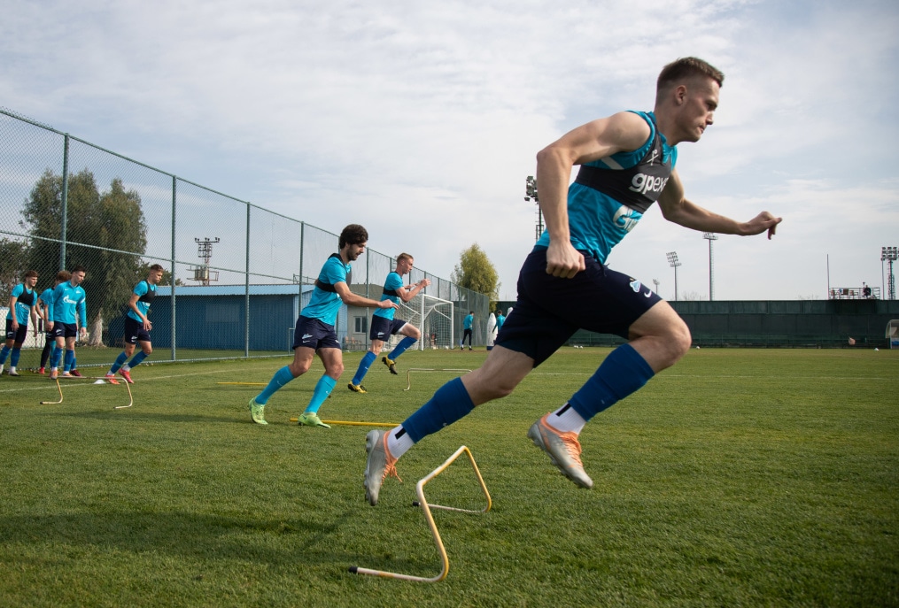 «Газпром»-тренировочные сборы «Зенита»-м в Турции: 27 января, утренняя тренировка